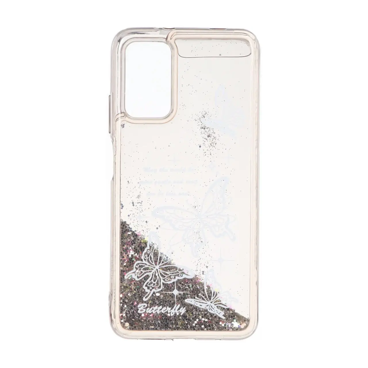 قاب آکواریومی اکلیلی طرح دار دور ژله ای Xiaomi Poco M3 / Redmi 9T 4G - کد 438
