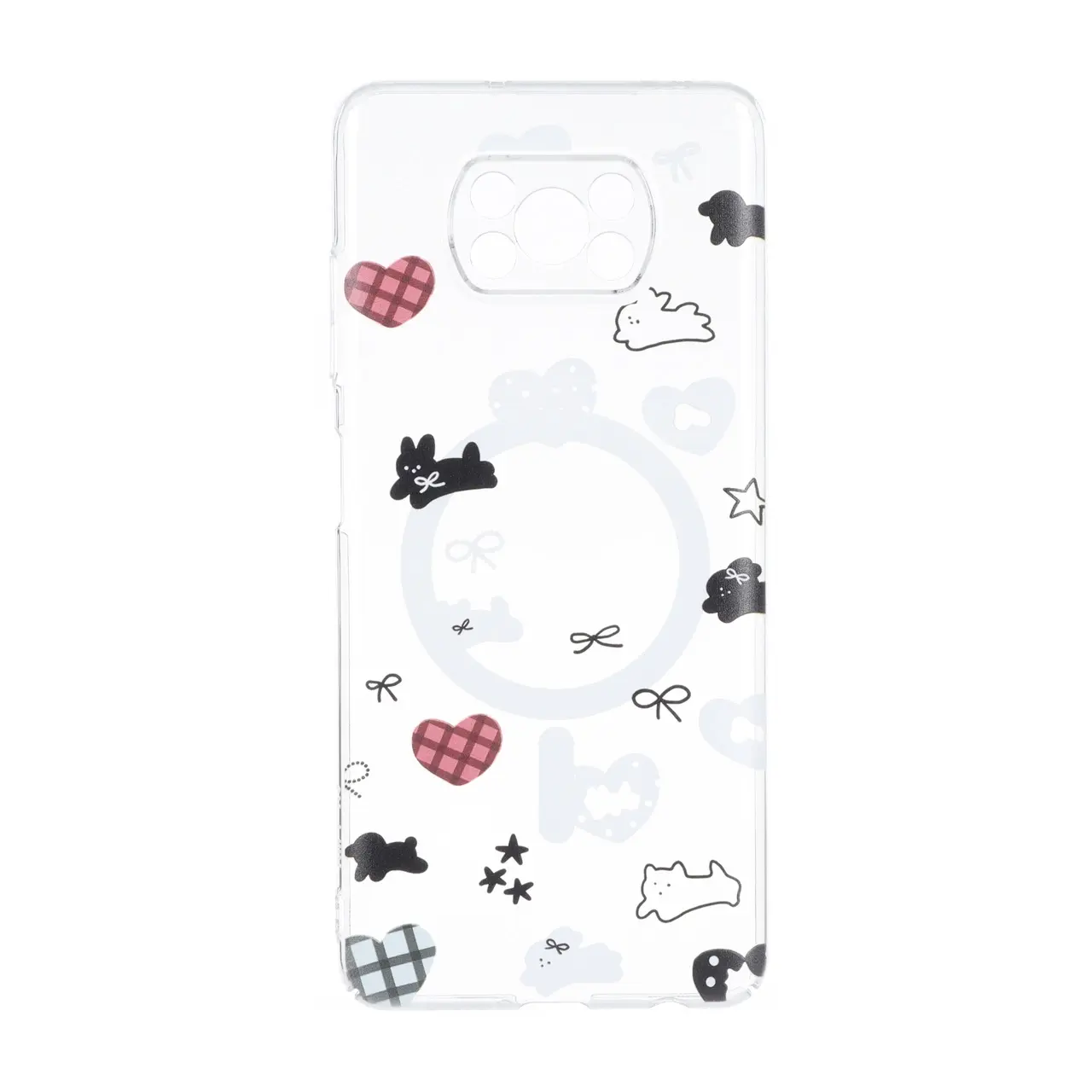 قاب Cute کریستالی طرح مگ سیف محافظ لنزدار Xiaomi Poco X3 / Poco X3 Pro / Poco X3 NFC - کد 24