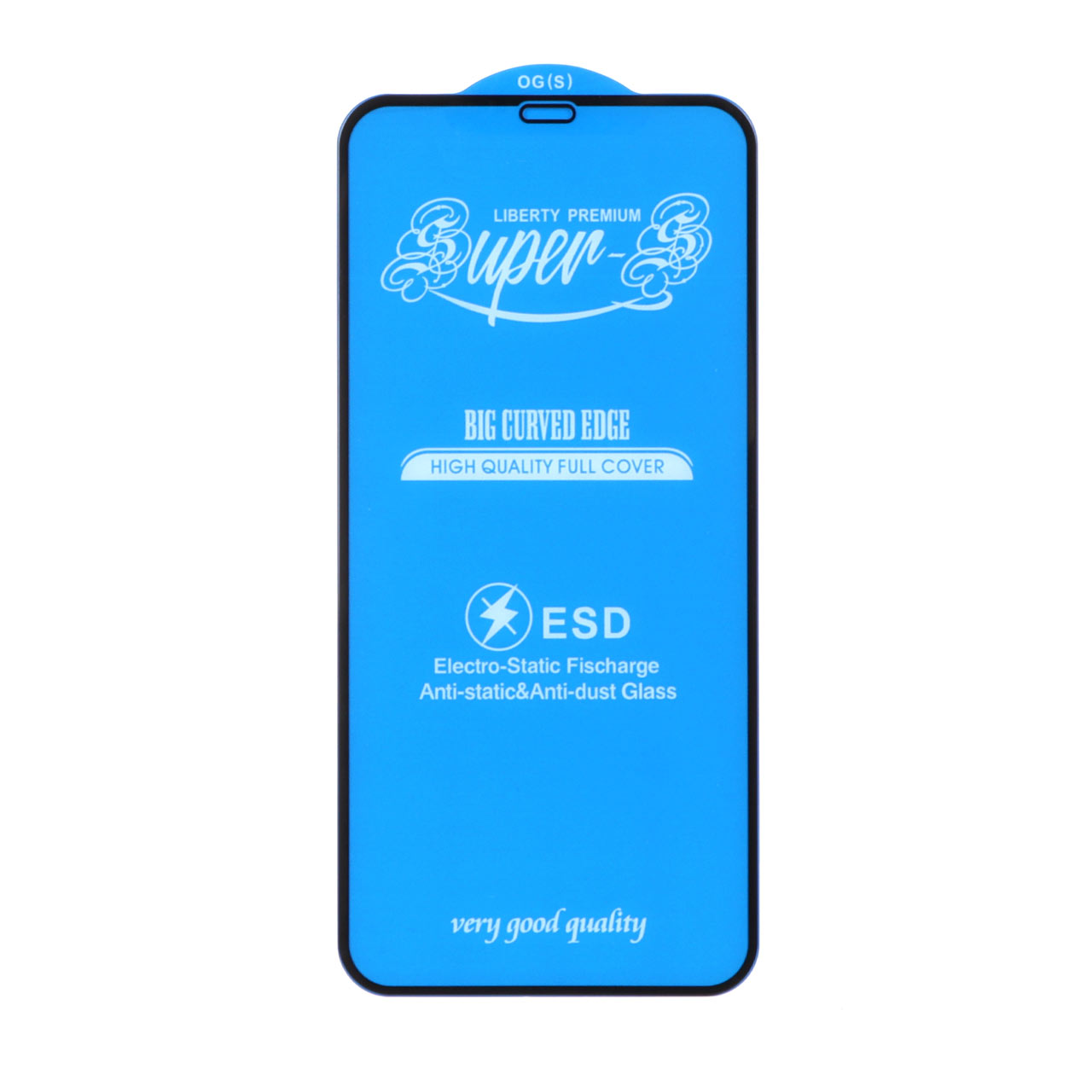 محافظ صفحه نمایش شیشه ای مات آنتی استاتیک Super S-OG فول کاور مناسب برای آیفون X Max / XS Max / 11 Pro Max