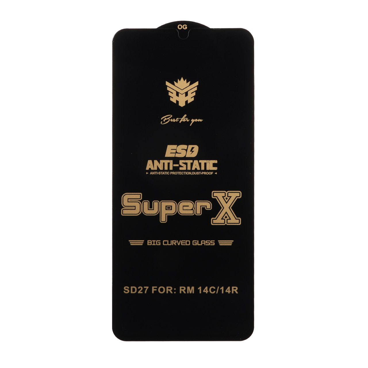 محافظ صفحه نمایش آنتی استاتیک Super X مدل Full Cover مناسب برای شیائومی Redmi 14C / Poco C75 / Poco C71 / Redmi A5 / Redmi A3 Pro / Redmi A4