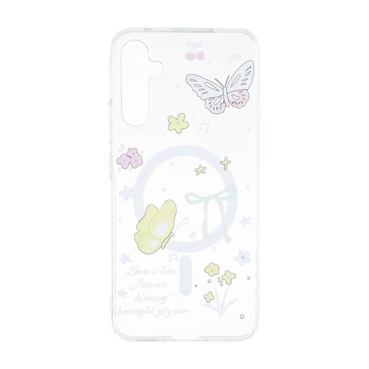 قاب Cute کریستالی طرح مگ سیف Samsung Galaxy A34 - کد 258