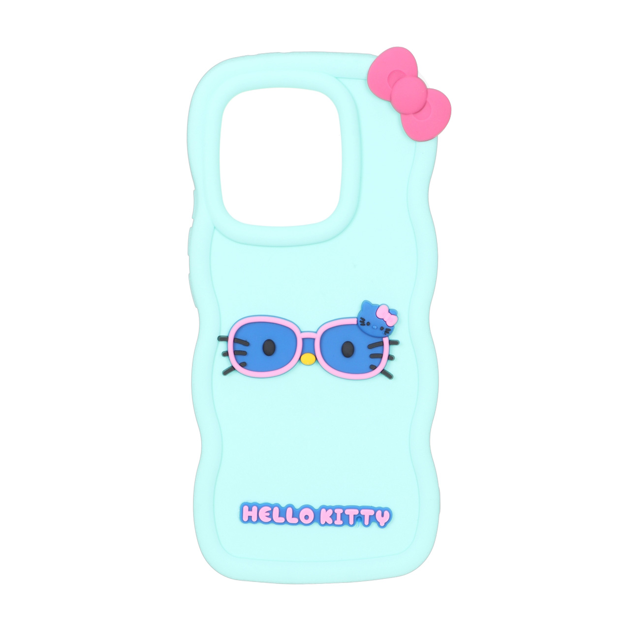قاب طرح Hello Kitty عینکی کنگره‌ای مناسب برای شیائومی ردمی نوت 14 4G
