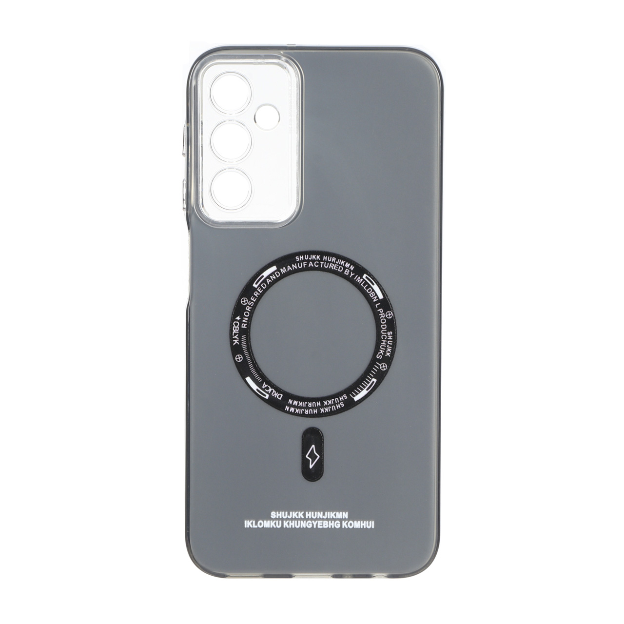 قاب SO COOL طرح مگ سیف محافظ لنز شفاف Samsung Galaxy A24 - مشکی