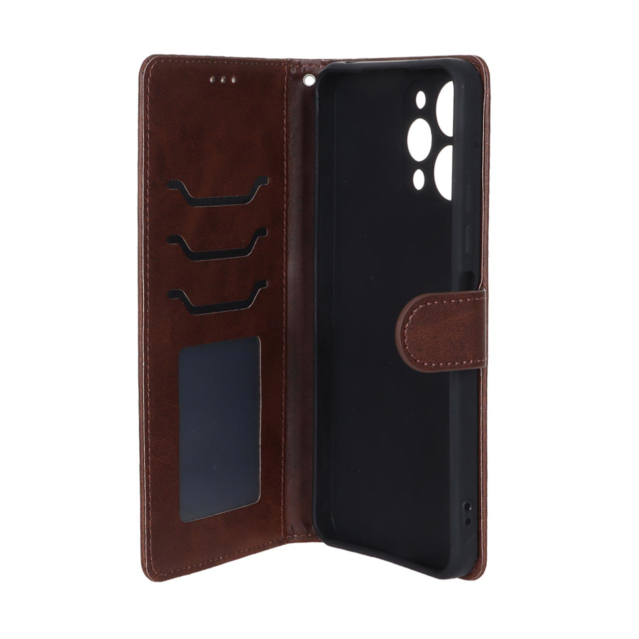 کیف موبایل مگنتی درجه یک MNC مدل Xiaomi Redmi Note 12S - قهوه ای