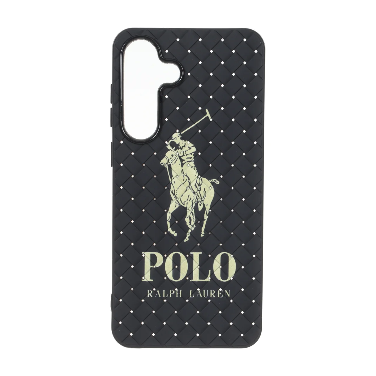 قاب حصیری طرح Polo دور لنز براق مناسب برای سامسونگ گلکسی S25 FE