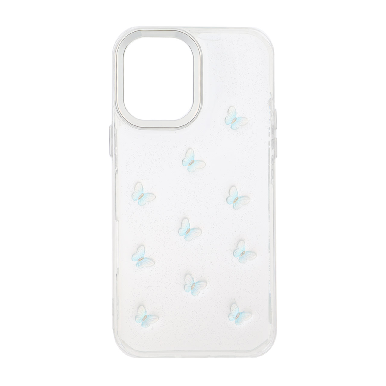 قاب رزینی شفاف طرح برجسته Apple iPhone 17 - کد 425