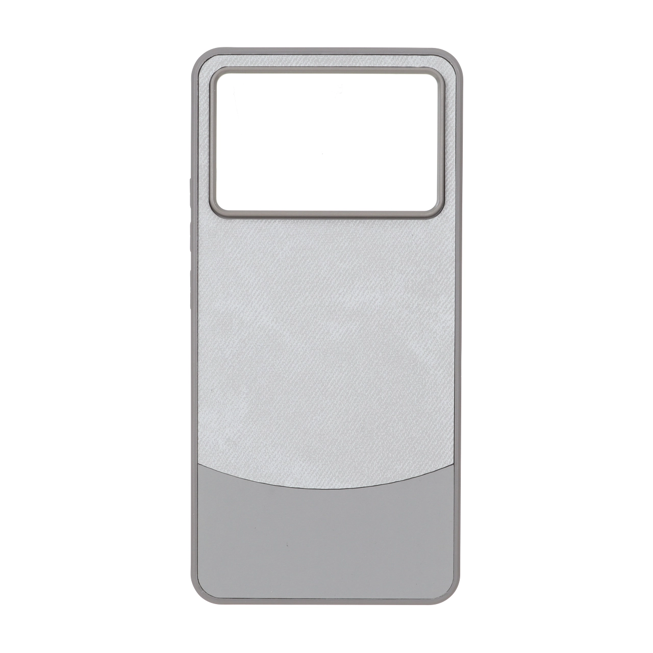 قاب دو تکه طرح چرم و جیر طوسی مناسب برای شیائومی پوکو X6 پرو 5G و ردمی K70E
