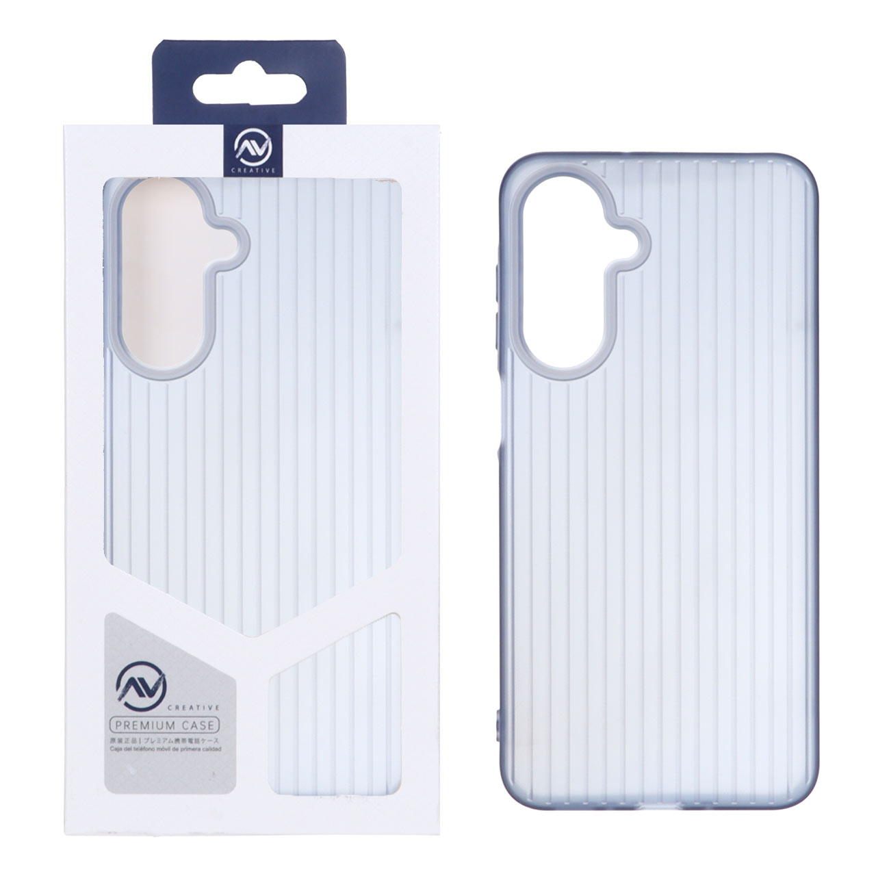 قاب ژله ای طرح Line Case سرمه ای مناسب برای سامسونگ گلکسی A17 و A26