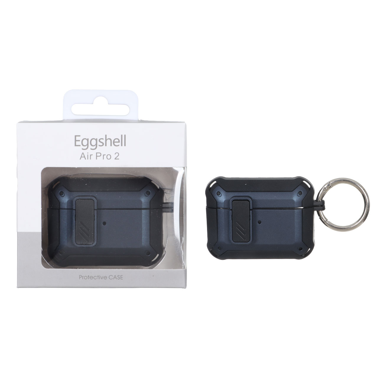 کیس ایرپاد Eggshell Original قفل دار مناسب برای Apple Airpods Pro 2 - مشکی سرمه ای