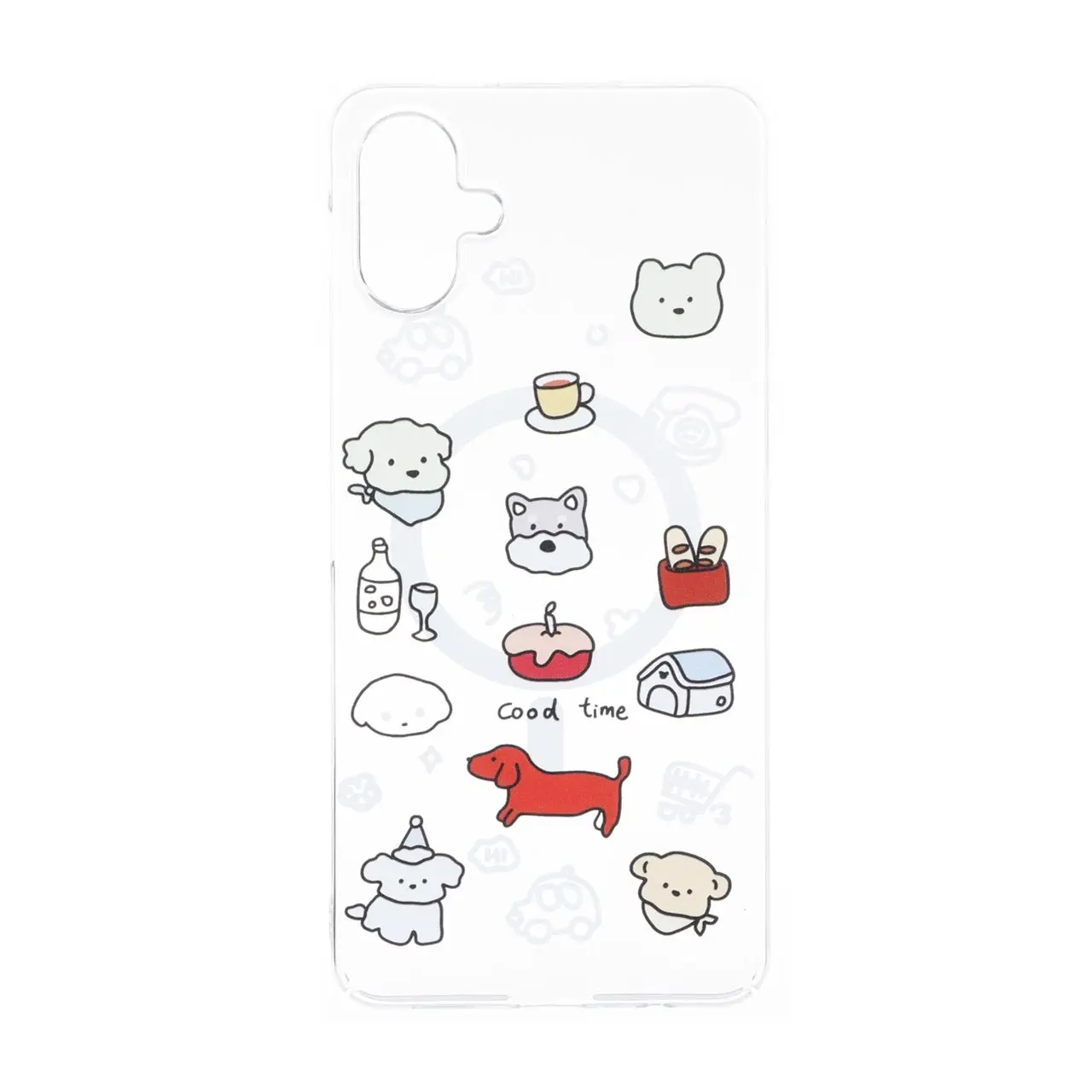قاب Cute کریستالی طرح مگ سیف Samsung Galaxy A06 - کد 552