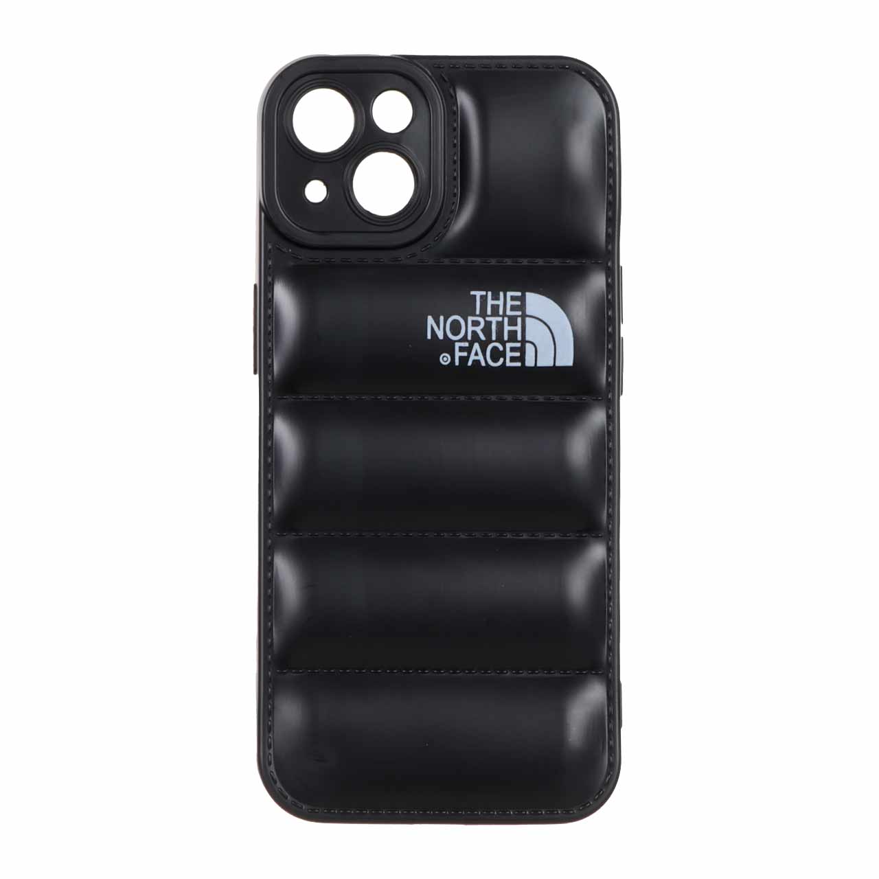 قاب طرح پافر مشکی North Face مناسب برای آیفون 13 و آیفون 14