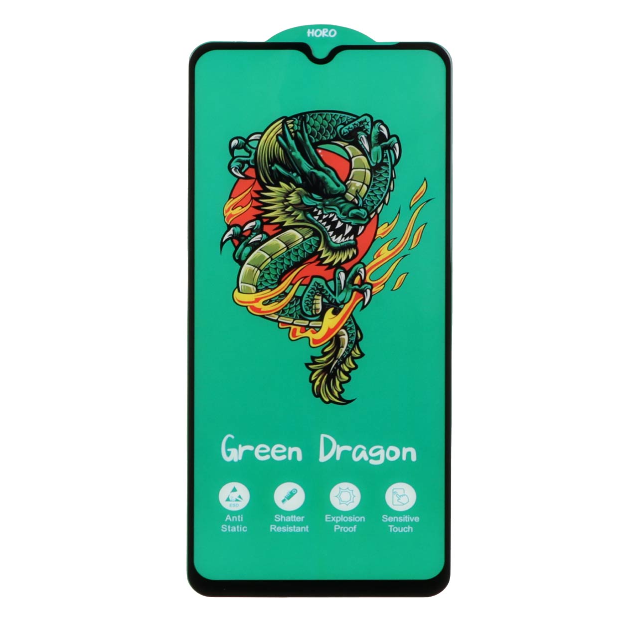 محافظ صفحه نمایش شیشه ای فول کاور مدل Anti Static Horo مناسب برای شیائومی Redmi A3 / A3x / Redmi 10C / Redmi 12C / Redmi 11A / Redmi 10 Power / Poco C40 / Poco C55 / C61