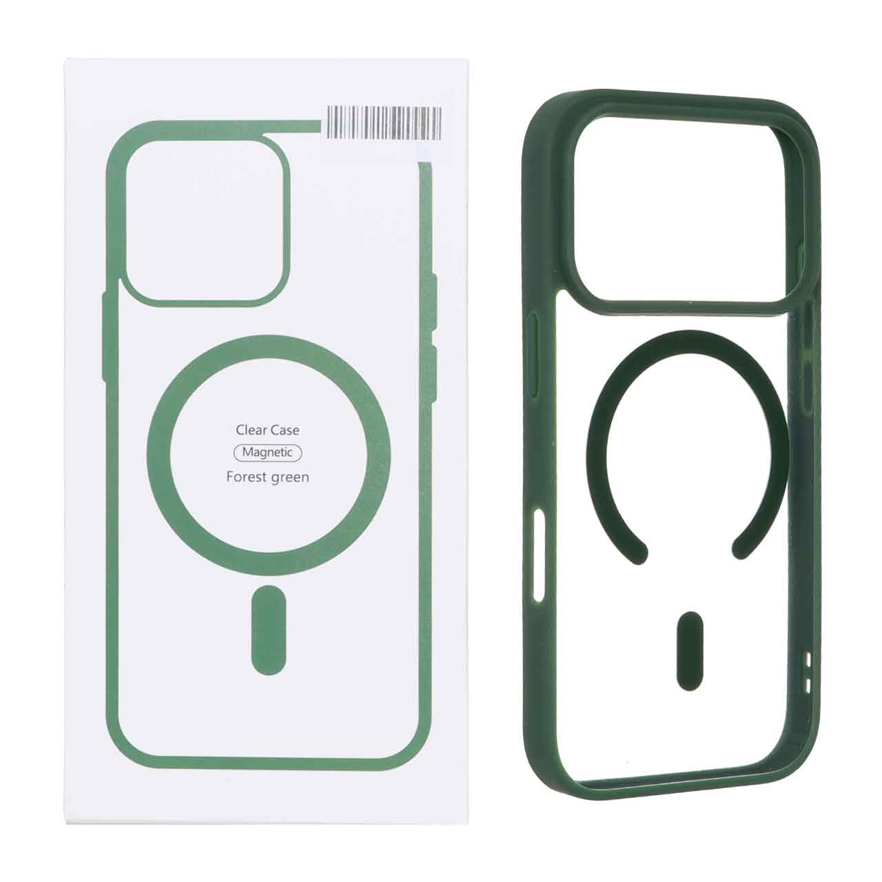 قاب شفاف مگ‌سیف Apple iPhone 17 Pro – رنگ سبز