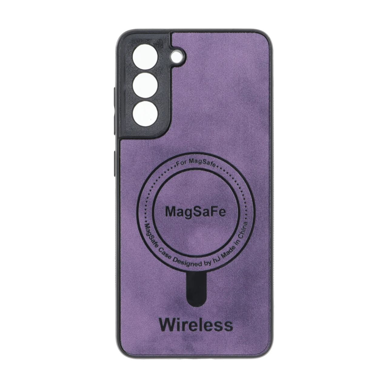 قاب مگ سیف Wireless محافظ لنز برجسته بنفش مناسب برای سامسونگ گلکسی S21 FE