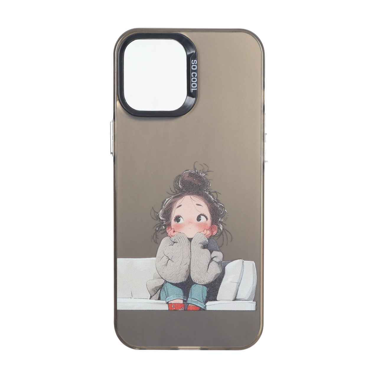 قاب SO COOL دودی cute مدل Apple iPhone 12 Pro Max - طرح 421