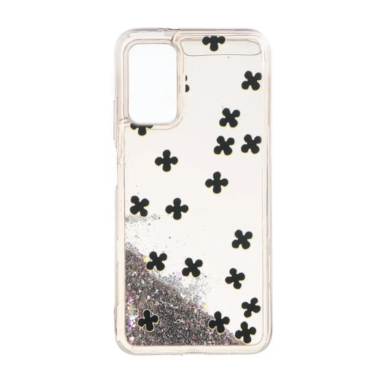 قاب آکواریومی اکلیلی طرح دار دور ژله ای Xiaomi Poco M3 / Redmi 9T 4G - کد 440