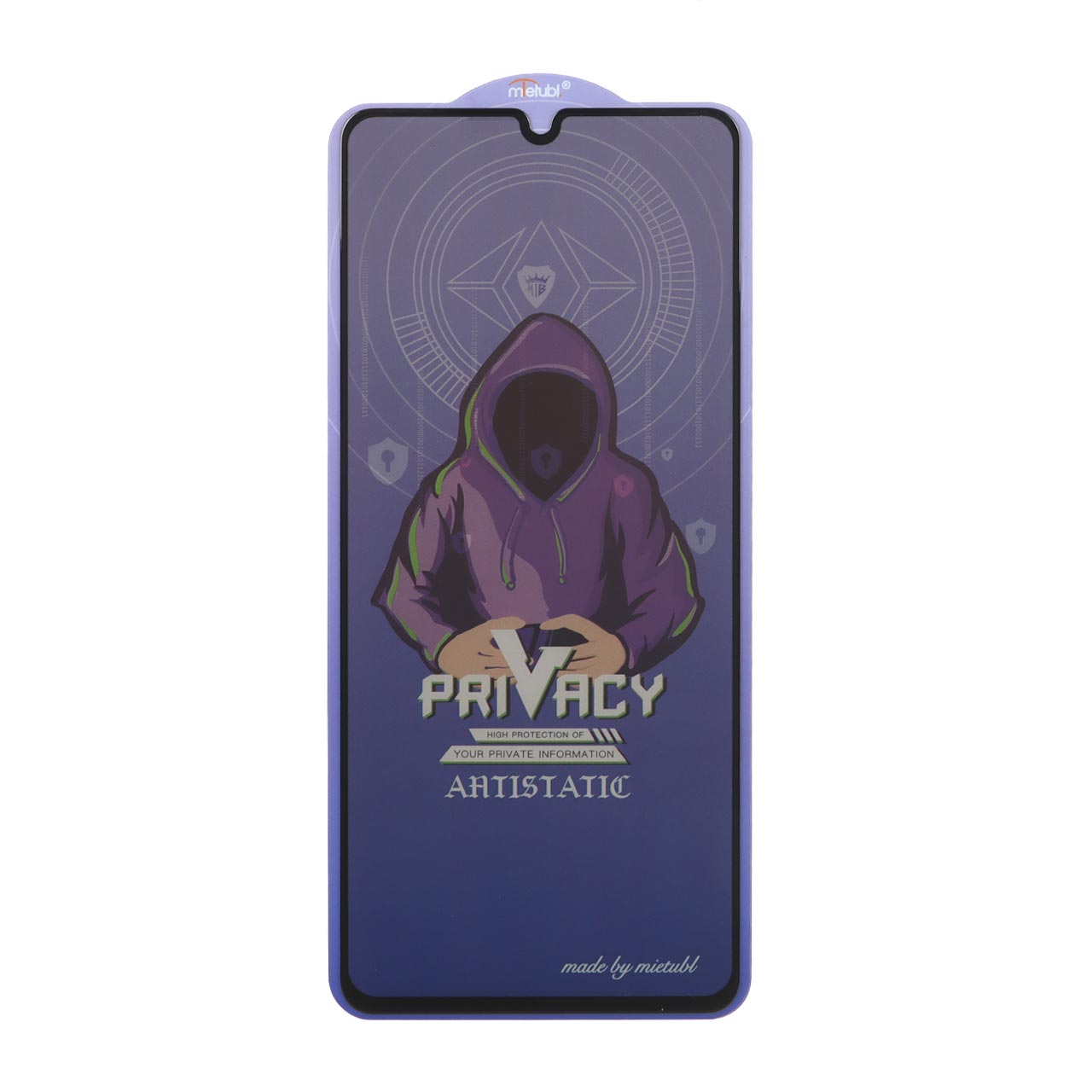 محافظ صفحه نمایش شیشه‌ای فول کاور میتو بل Anti Static Privacy مدل NTC مناسب برای Samsung Galaxy A31, A32 4G, A33 5G, A22 4G, F22 4G, M22, M32 4G