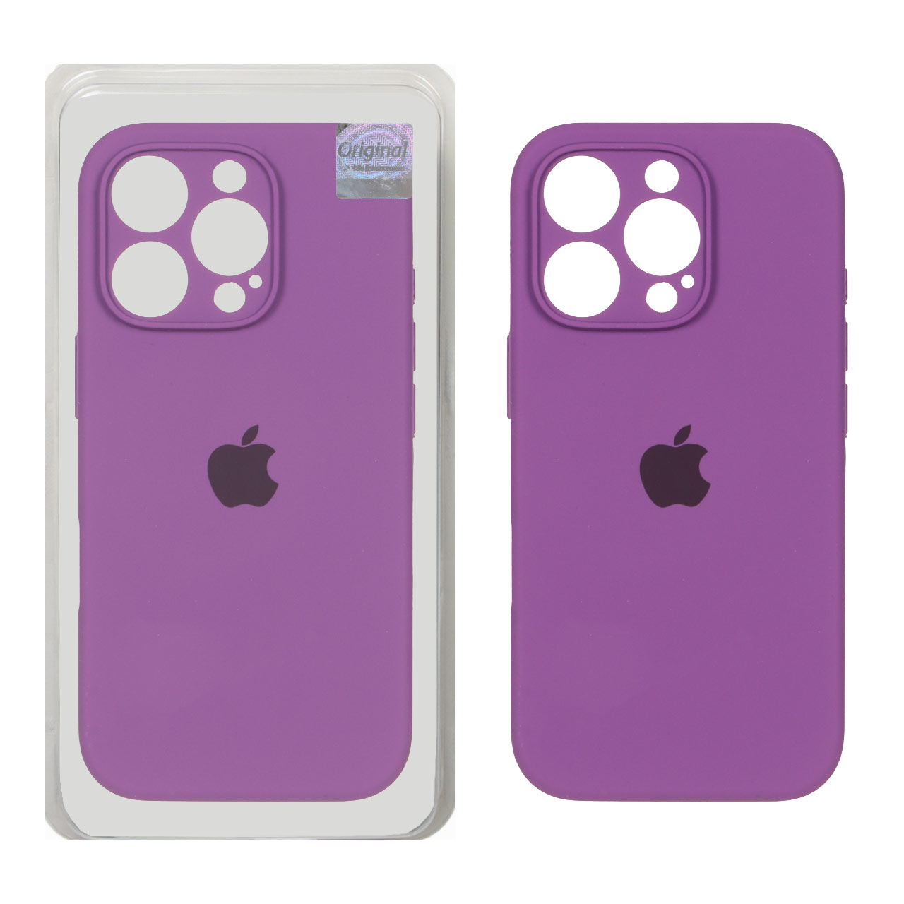قاب سیلیکونی پاک کنی اورجینال Master Quality مدل Apple iPhone 16 Pro - ارغوانی