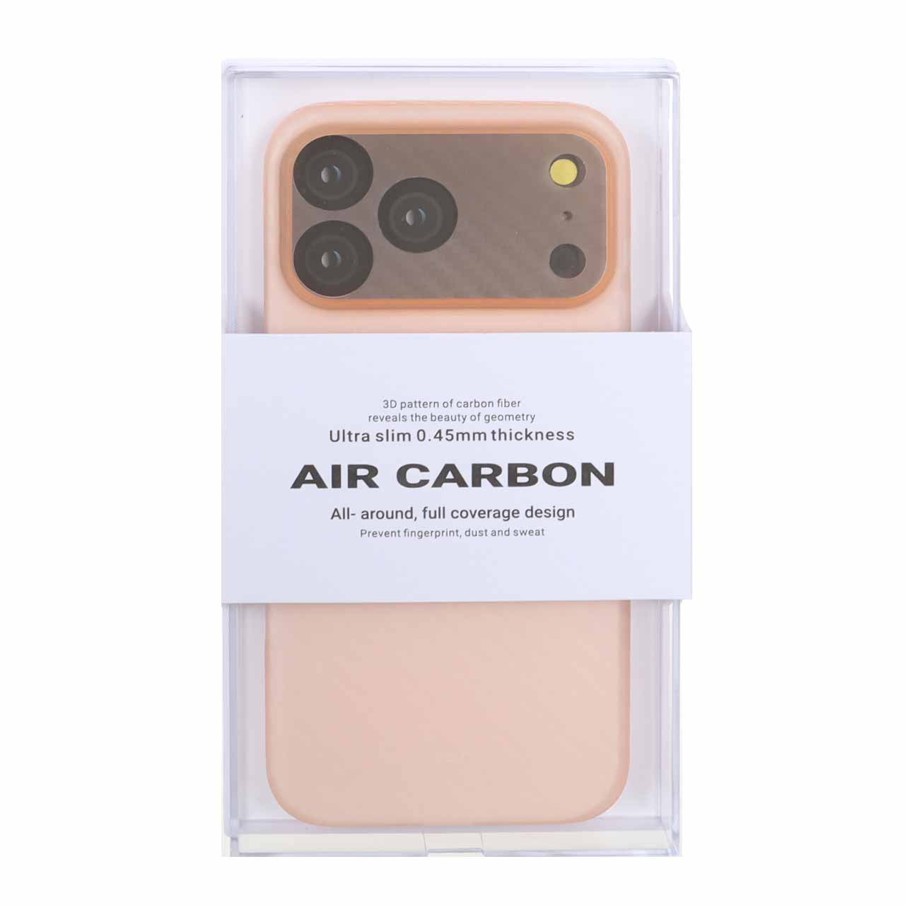 قاب محافظ لنزدار Original KZDoo Air Carbon مدل Apple iPhone 17 Pro Max - نارنجی