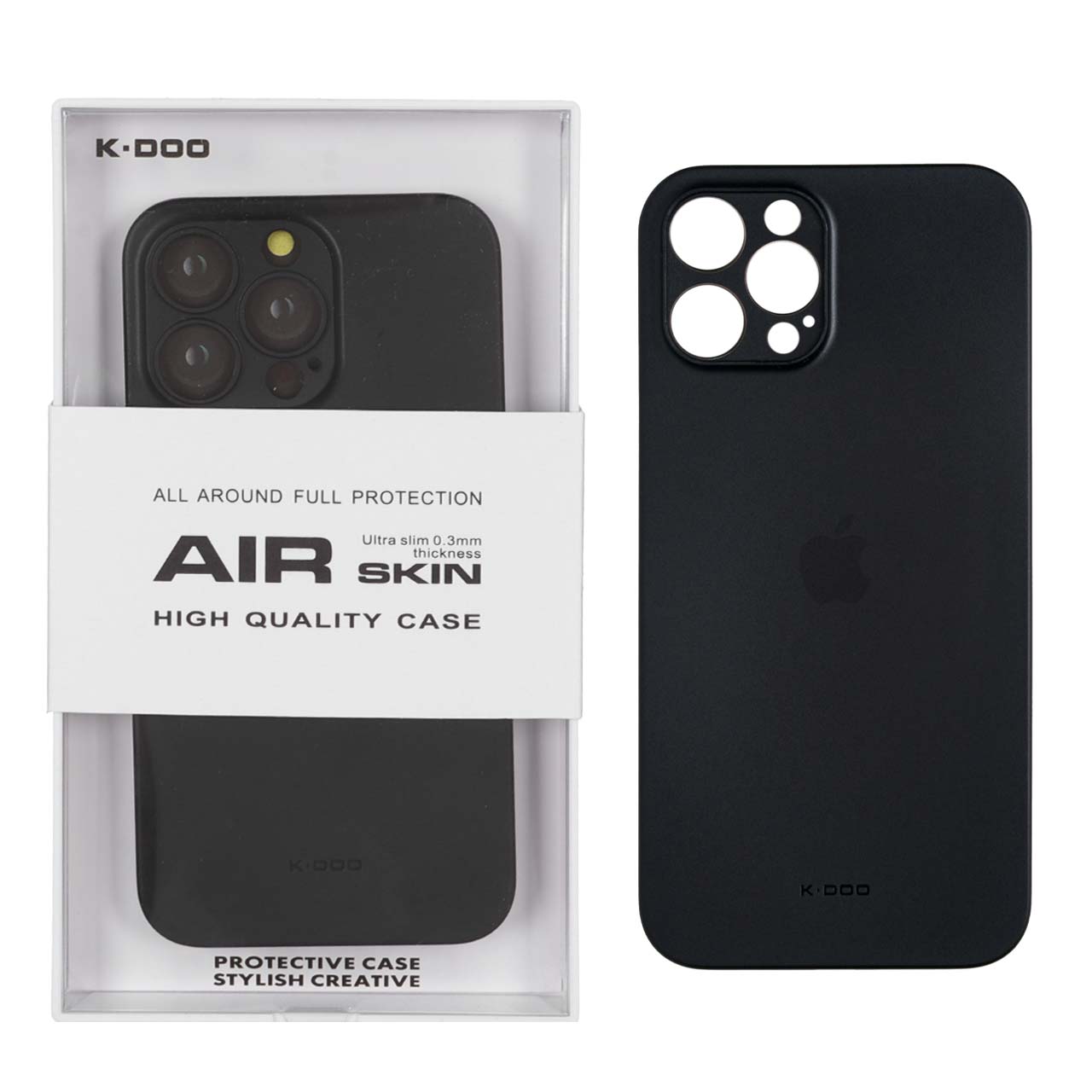 قاب ایر اسکین K-Doo مدل Air Skin فوق نازک ۰.۳ میلی‌متری مناسب برای آیفون ۱۳ پرو