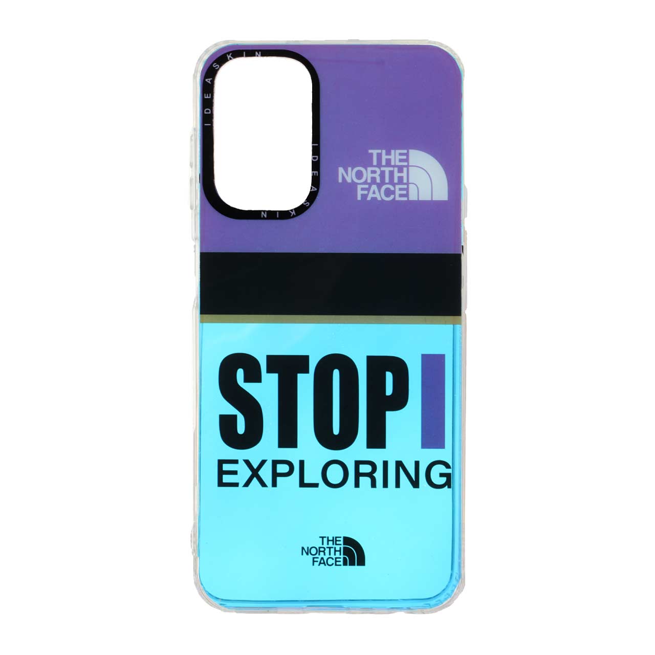 قاب طرح هولوگرامی The North Face مدل Stop Exploring مناسب برای سامسونگ گلکسی A13 4G، A13 5G، A04s، M13 4G، M23 و F13