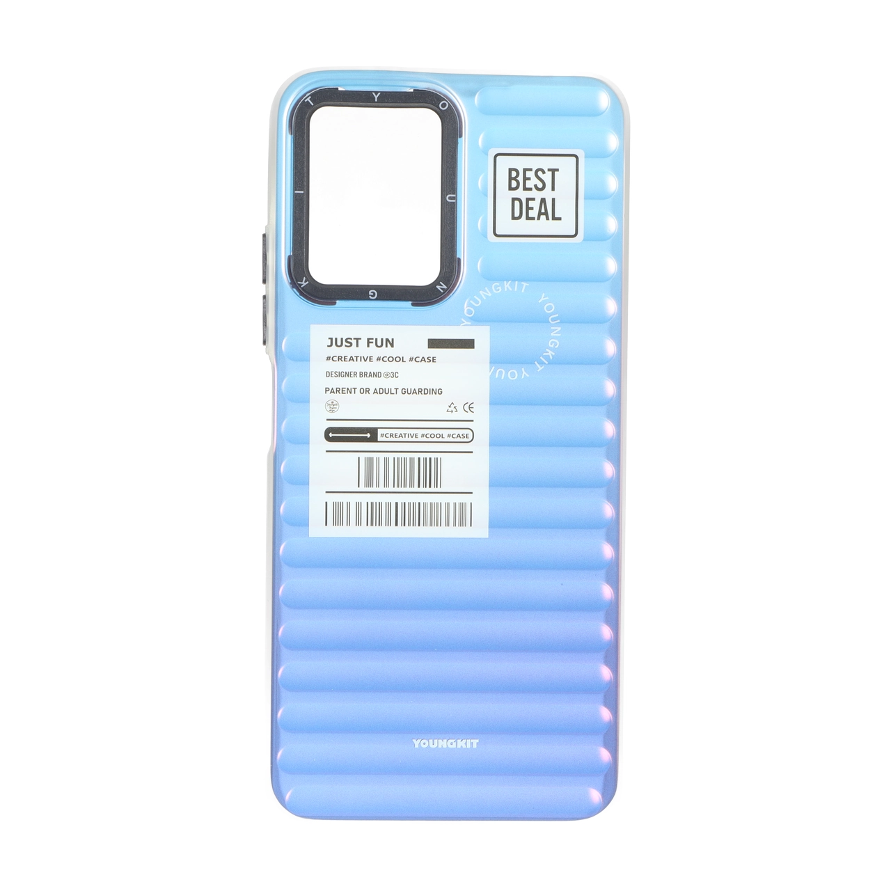 قاب یانگ کیت هولوگرامی طرح دار دور مات Xiaomi Redmi Note 12 5G / Poco X5 5G - کد 55