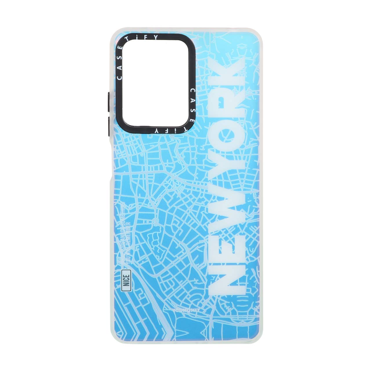 قاب Casetify طرح نقشه نیویورک هولوگرامی مناسب برای شیائومی ردمی نوت 12 پرو 5G و پوکو X5 پرو