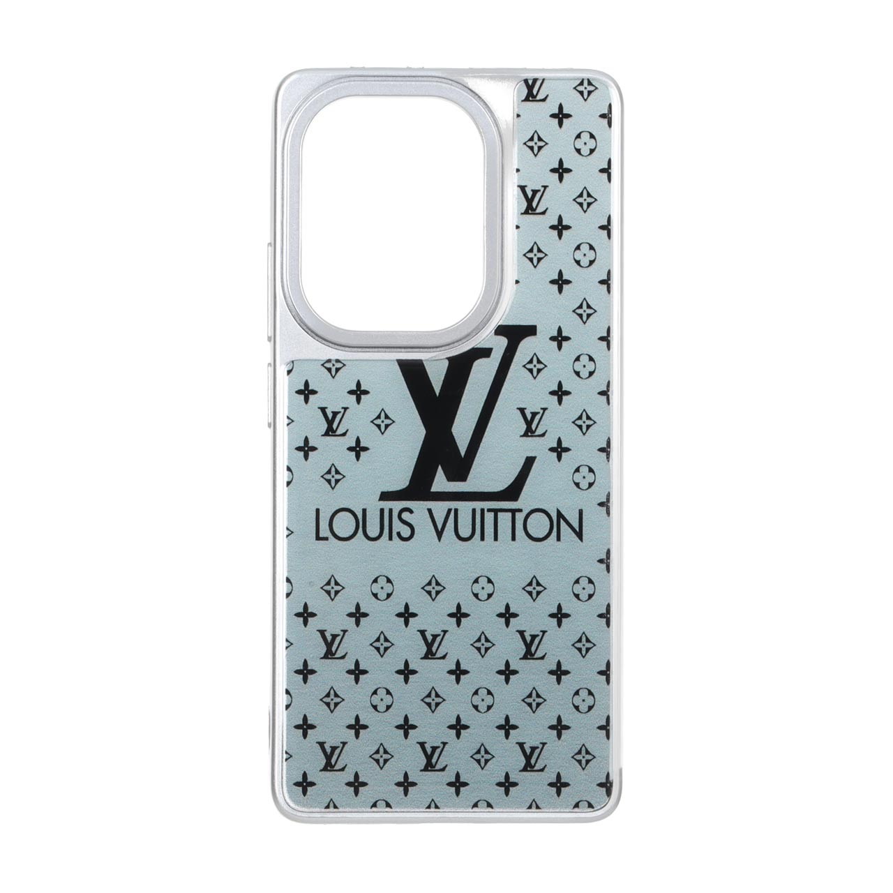 قاب طرح Louis Vuitton رزینی سیلور مناسب برای شیائومی ردمی نوت 14 اس و ردمی نوت 13 پرو 4 جی و پوکو ام 6 پرو 4 جی