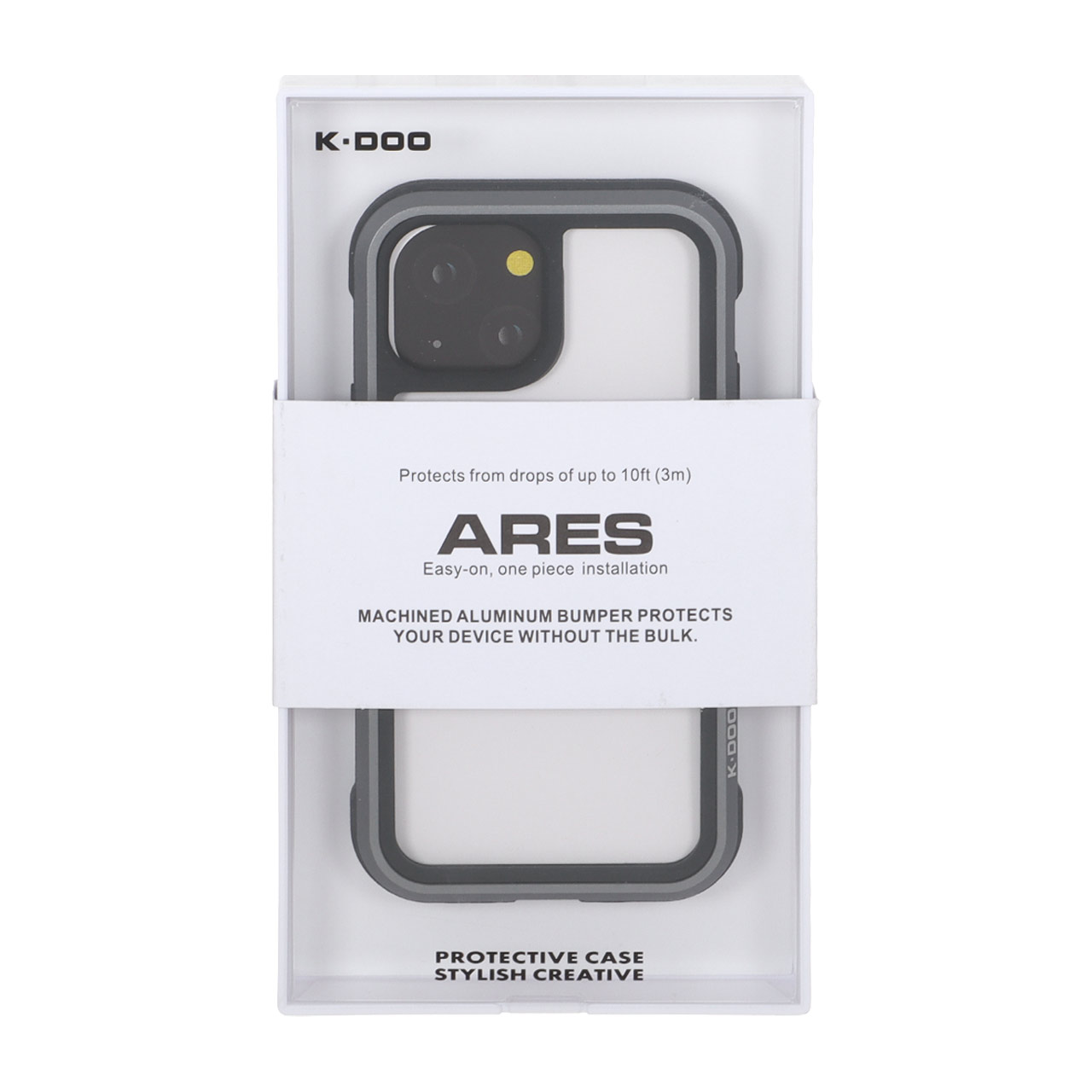 قاب Original KZDoo Ares مدل Apple iPhone 13 Mini - خاکستری