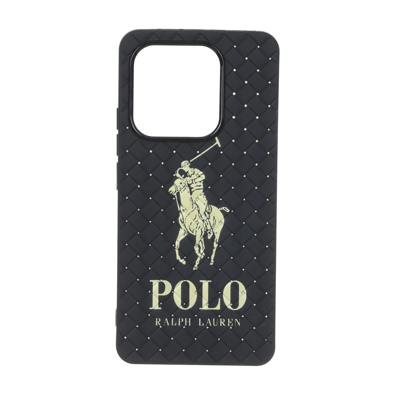 قاب حصیری طرح Polo دور لنز براق مناسب برای شیائومی ردمی نوت 14 4G
