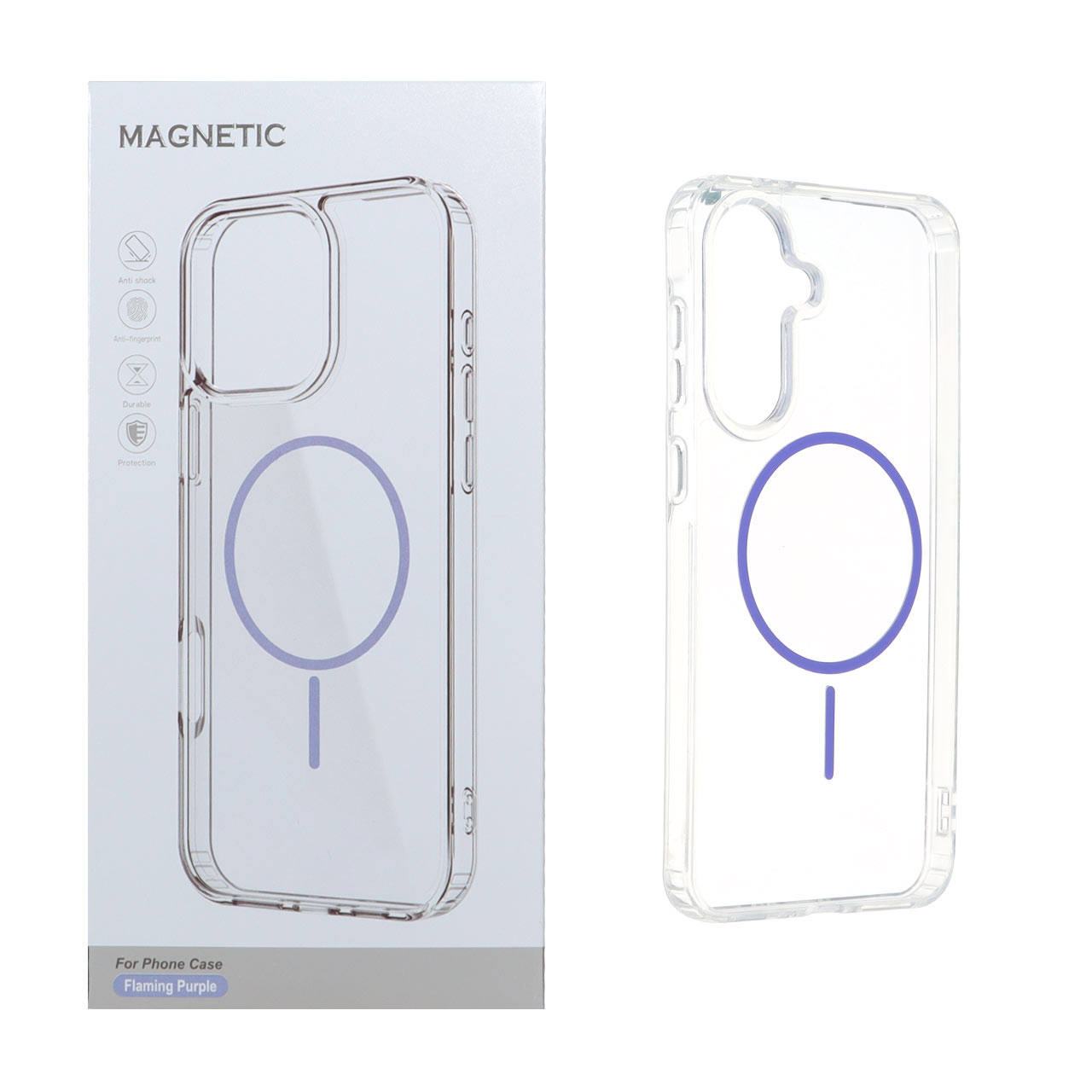 قاب اورجینال Magnetic دور ژله‌ ای مگ‌ سیف مناسب برای سامسونگ Galaxy A56 و A36