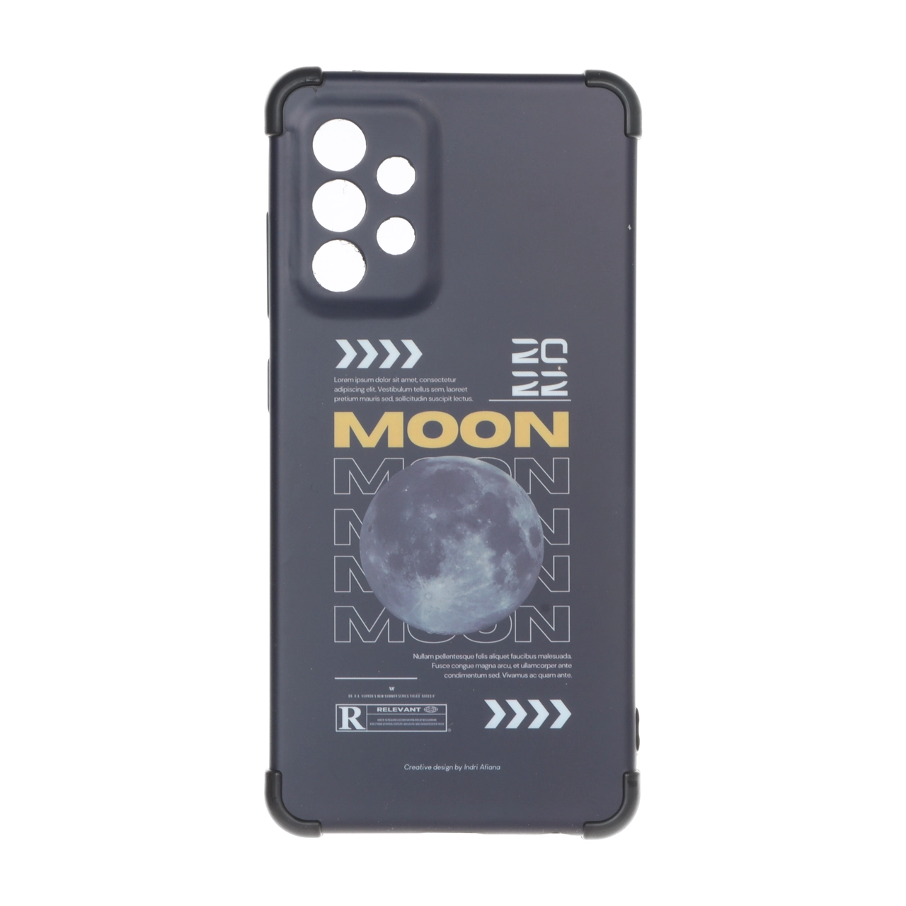 قاب طرح Moon بامپردار مناسب برای سامسونگ گلکسی A52 و A52s