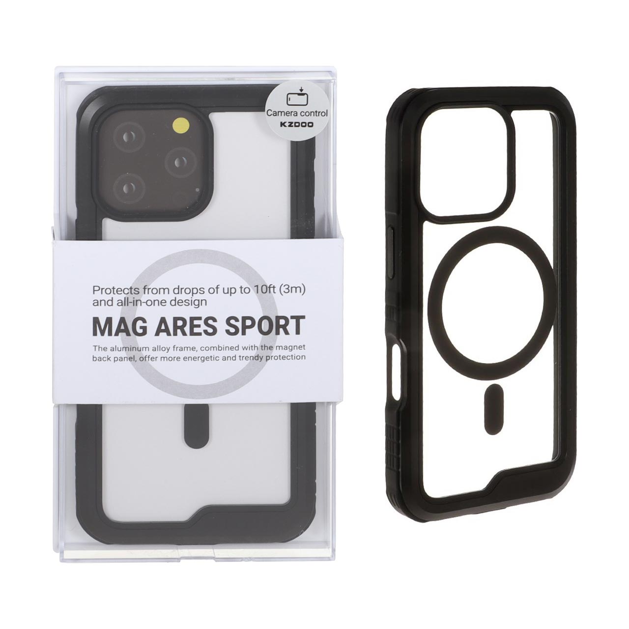 قاب Original KZDoo MAG Ares Sport مدل Apple iPhone 16 Pro Max - مشکی