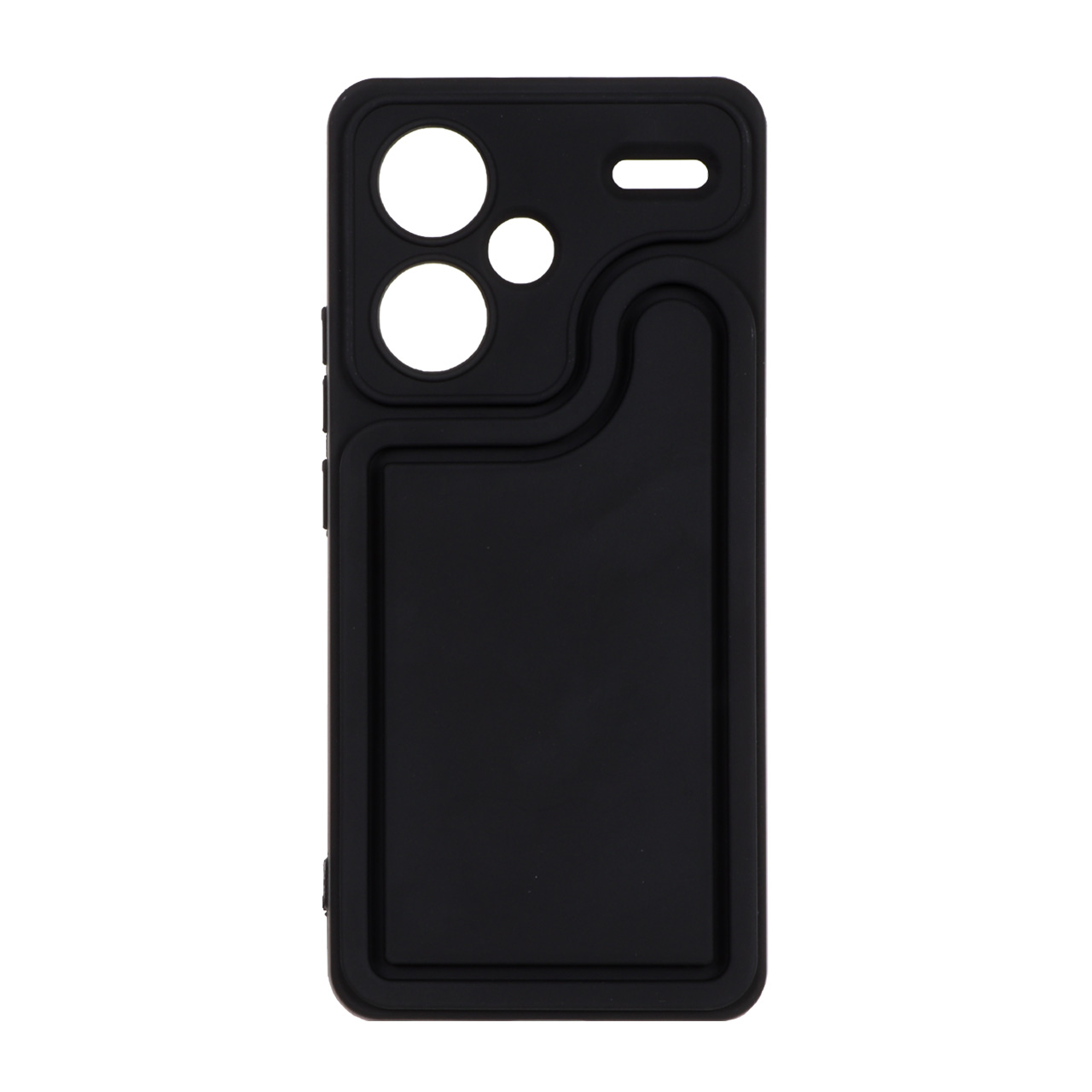 قاب Solid Case منحنی Xiaomi Redmi Note 13 Pro Plus - مشکی