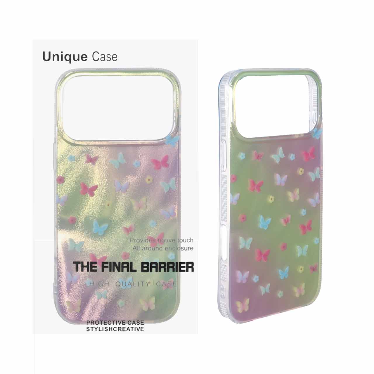 قاب IMD طرح دار دور ژله ای Apple iPhone 17 Pro Max - کد 6