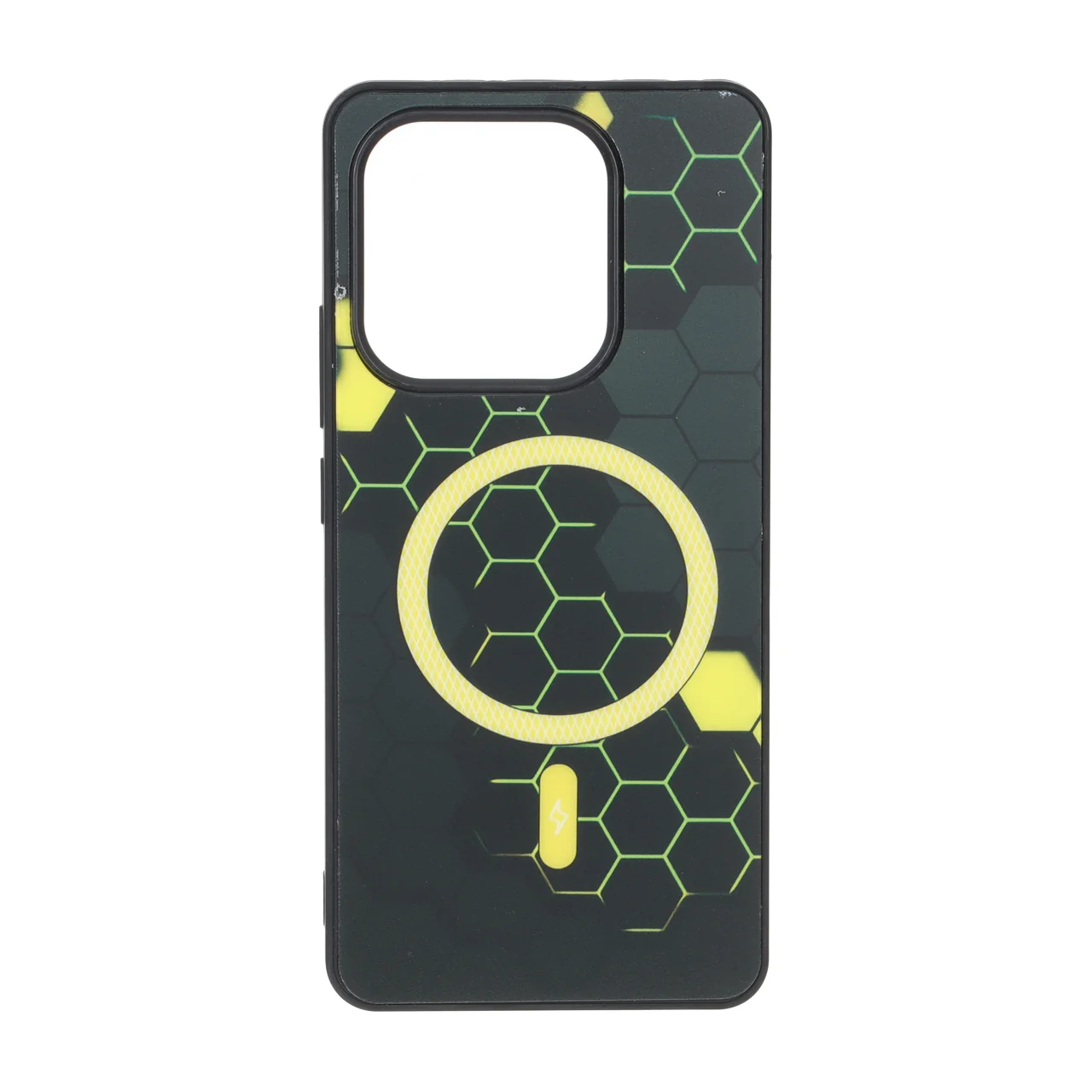 قاب Hexagon طرح مگ سیف هاشور دار مناسب برای شیائومی ردمی نوت 14 4G