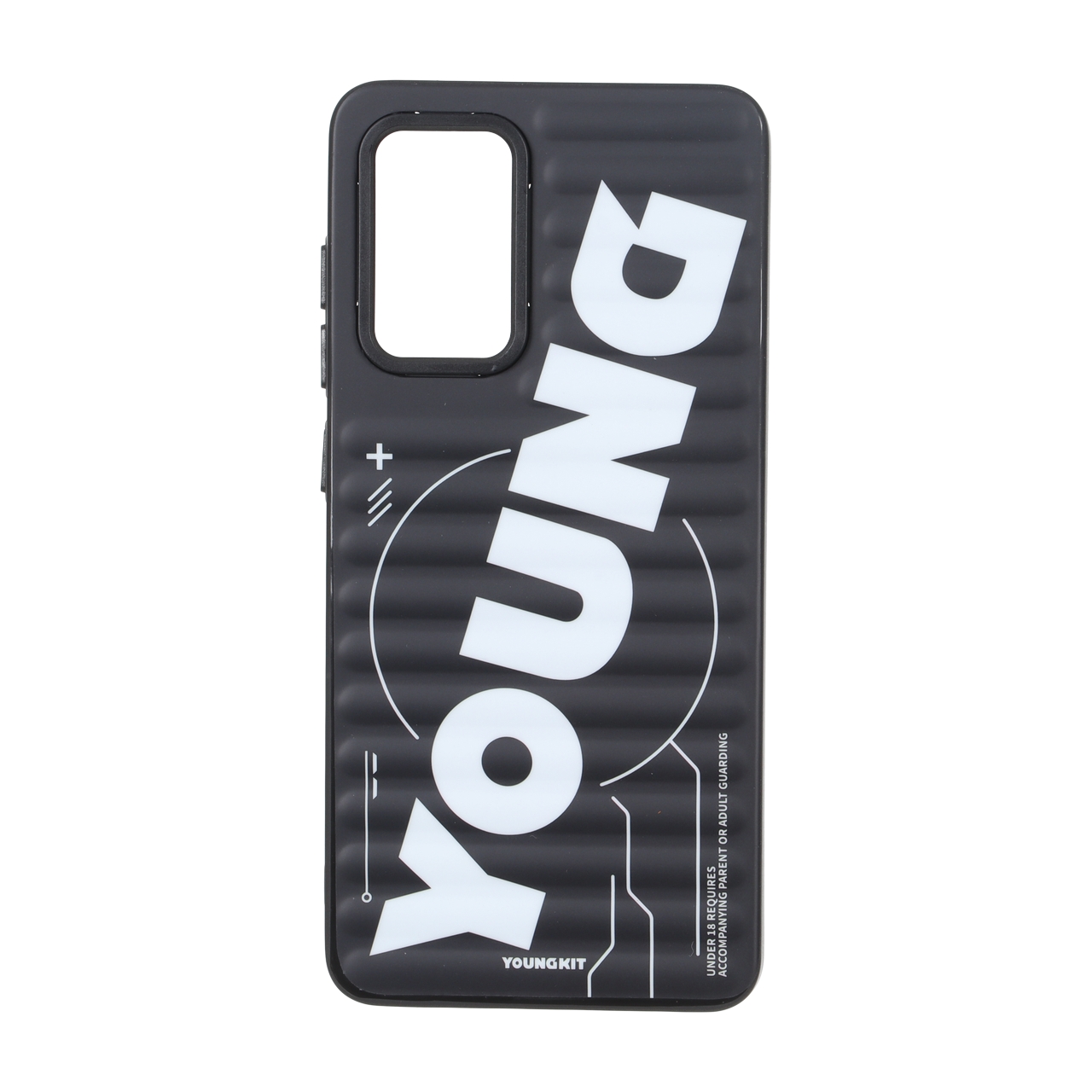 قاب طرح Youngkit مورب مشکی مناسب برای سامسونگ گلکسی A52 و A52s