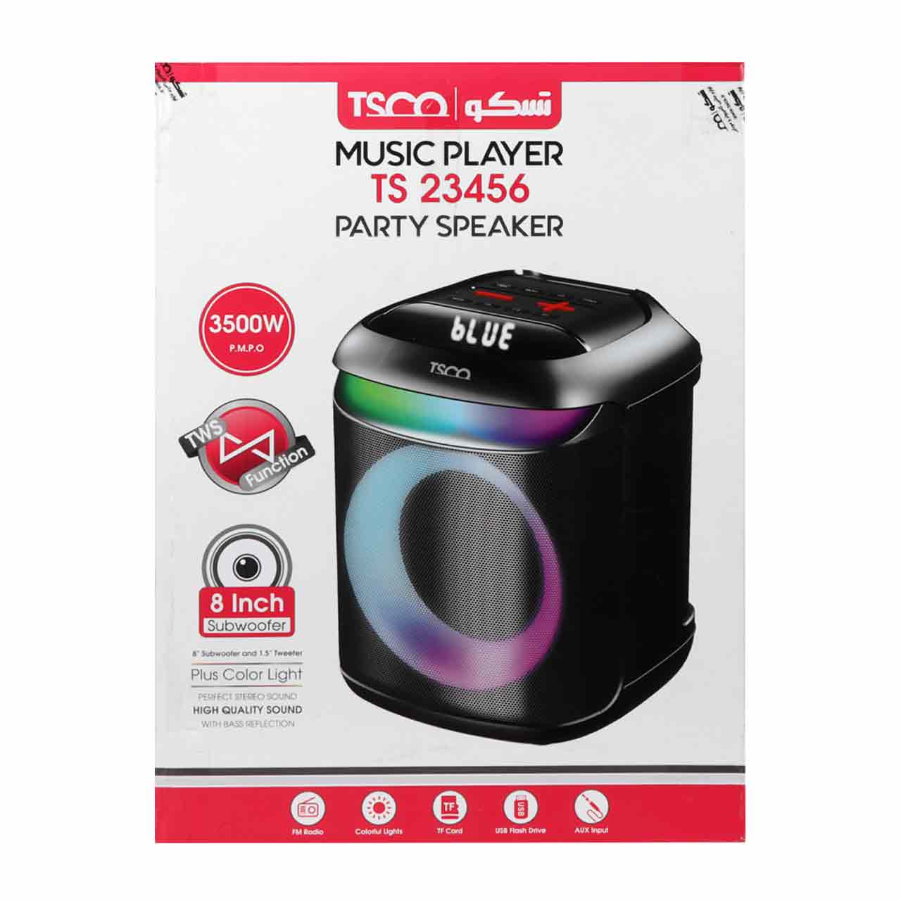 اسپیکر بی سیم TSCO مدل TS 23456 - مشکی