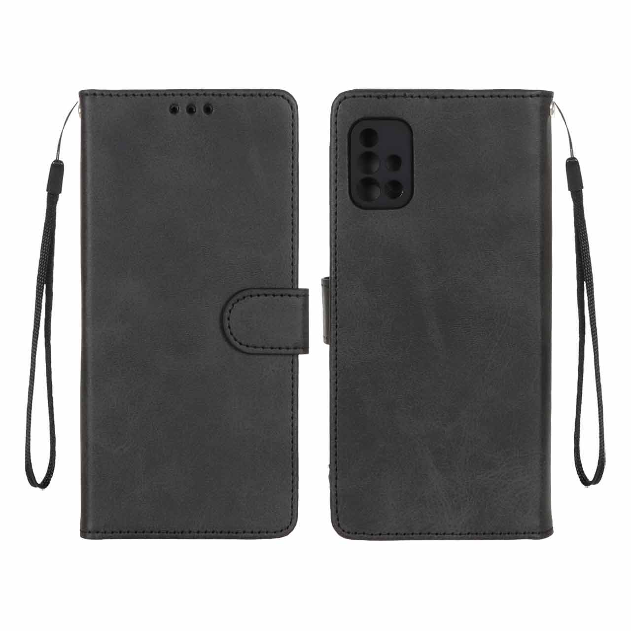 کیف مگنتی چرمی مناسب برای سامسونگ گلکسی A51 و M40s مشکی