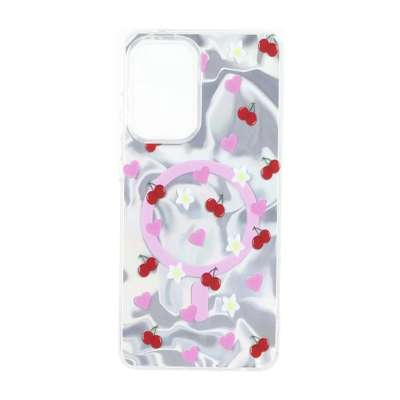 قاب Silver Cloud طرح مگ سیف Samsung Galaxy A52 / A52s - کد 338