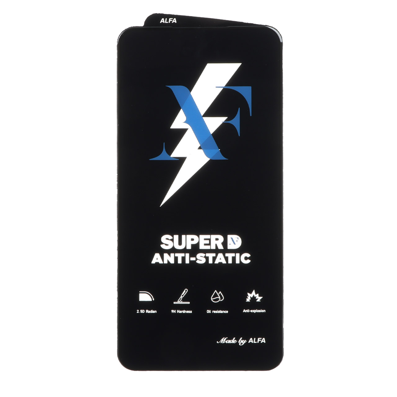 محافظ صفحه نمایش شیشه ای Super D Anti Static آلفا مناسب برای سامسونگ گلکسی S25 FE, S24 FE, A57, A37, A56, A36