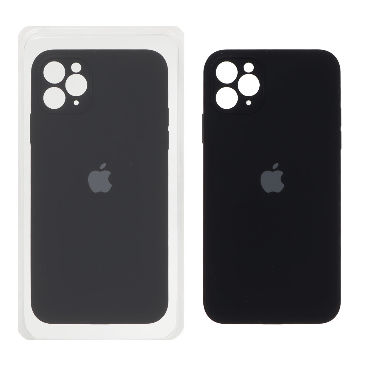 قاب سیلیکونی پاک کنی اورجینال ++A مدل Apple iPhone 11 Pro Max - مشکی (پک دار)