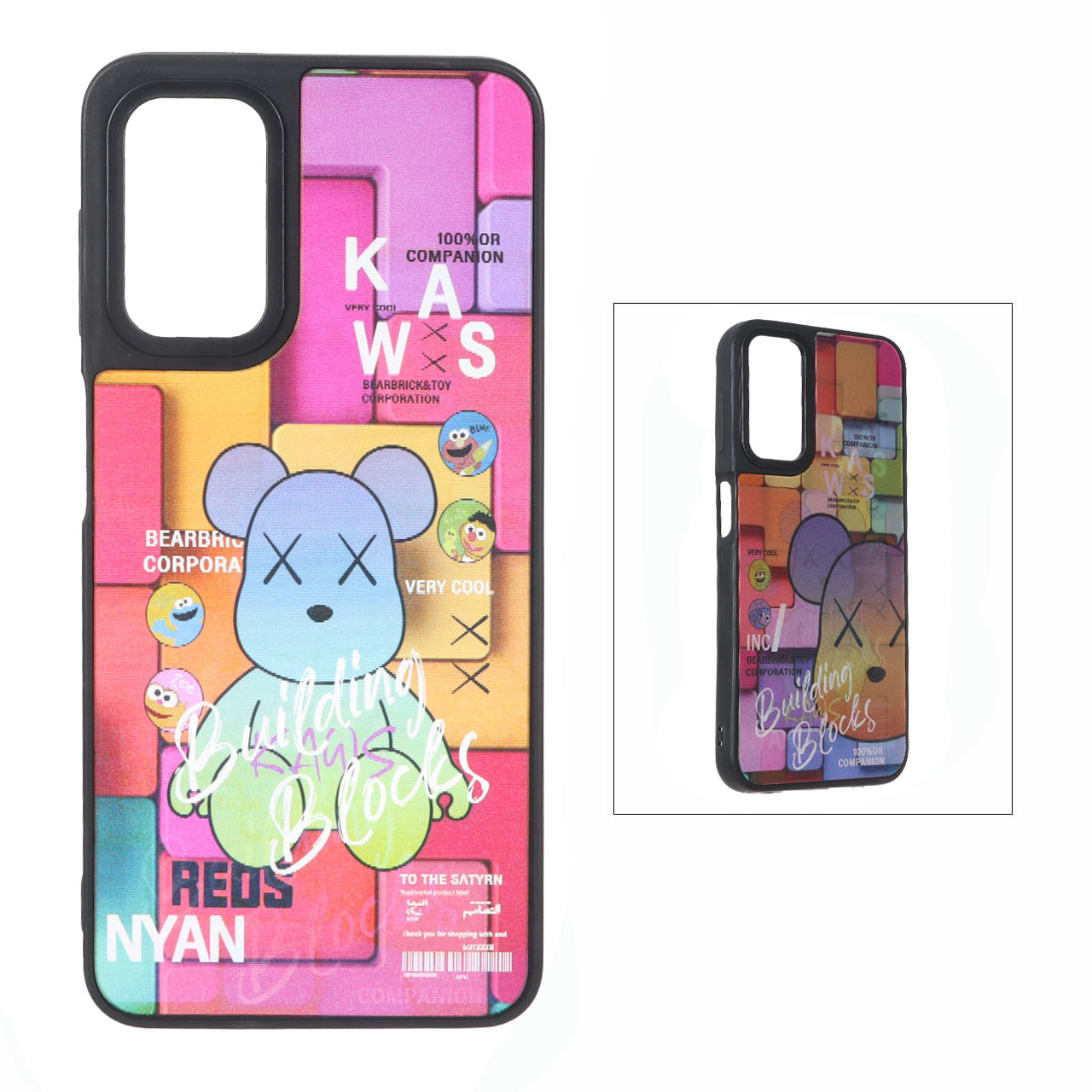 قاب طرح 3d هولوگرافیک عروسکی KAWS مناسب برای سامسونگ گلکسی آ ۱۳ فورجی / آ ۱۳ فایو جی / آ ۰۴ اس / ام ۱۳ فورجی / ام ۲۳ / اف ۱۳
