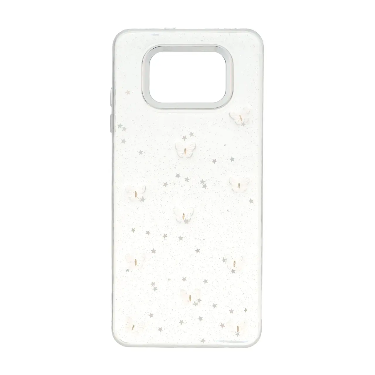 قاب رزینی اکلیلی طرح پروانه برجسته مناسب برای شیائومی پوکو X3، پوکو X3 پرو و پوکو X3 NFC