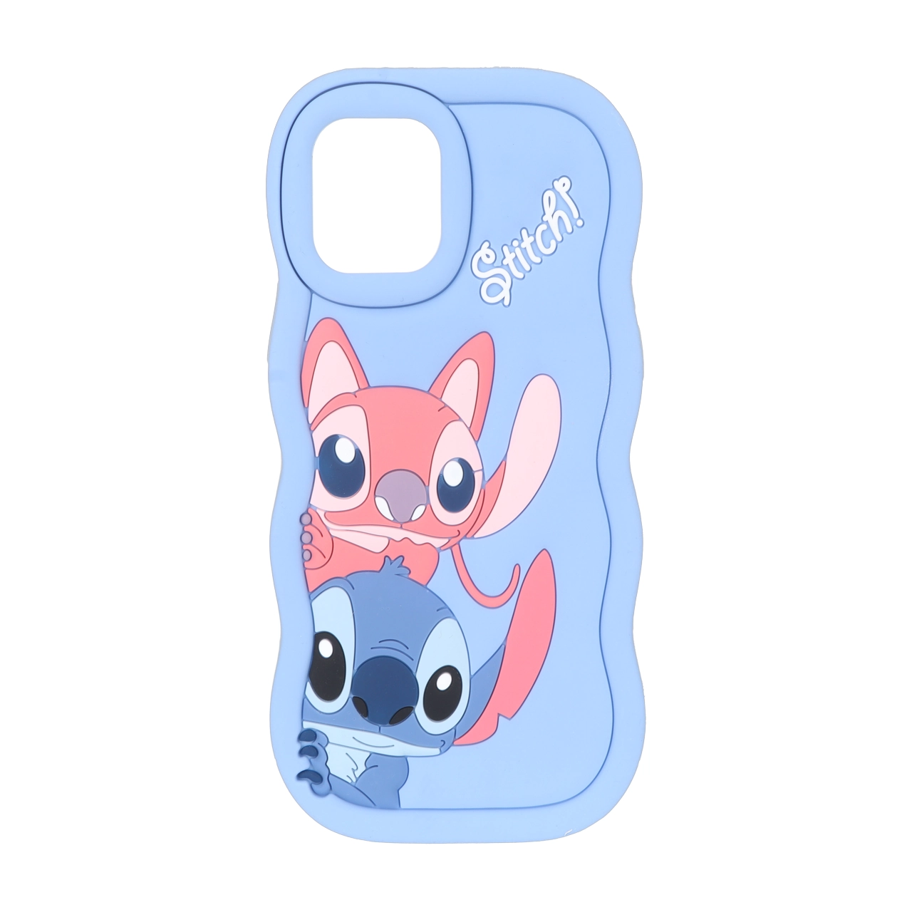 قاب سیلیکونی کنگره ای Stitch برجسته فانتزی Apple iPhone 11 Pro - آبی کد 1