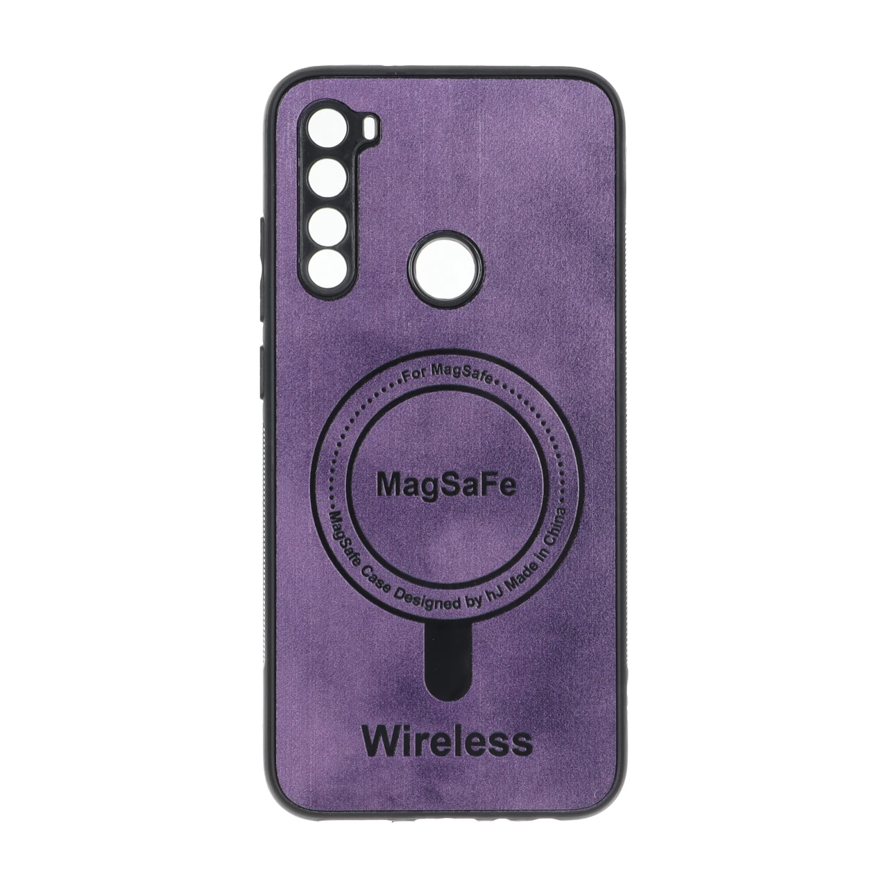 قاب Wireless طرح مگ سیف محافظ لنز برجسته مناسب برای شیائومی ردمی نوت 8