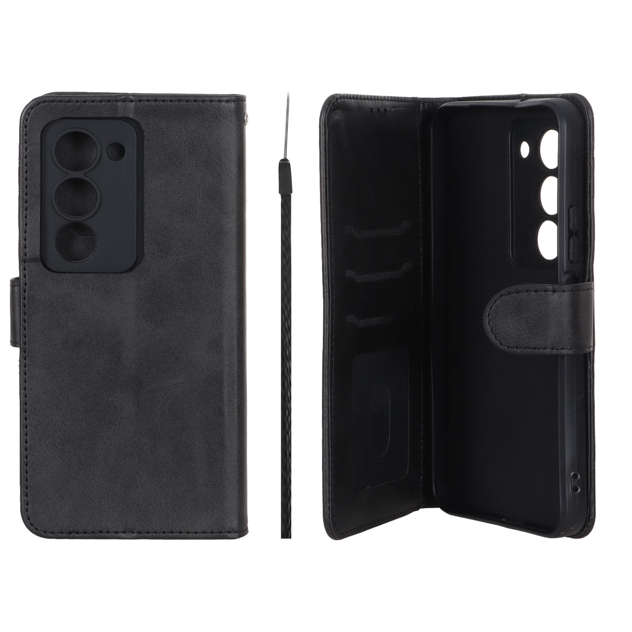 کیف موبایل مگنتی Crystal داخل مخمل مناسب برای شیائومی ردمی ۱۵ 4G