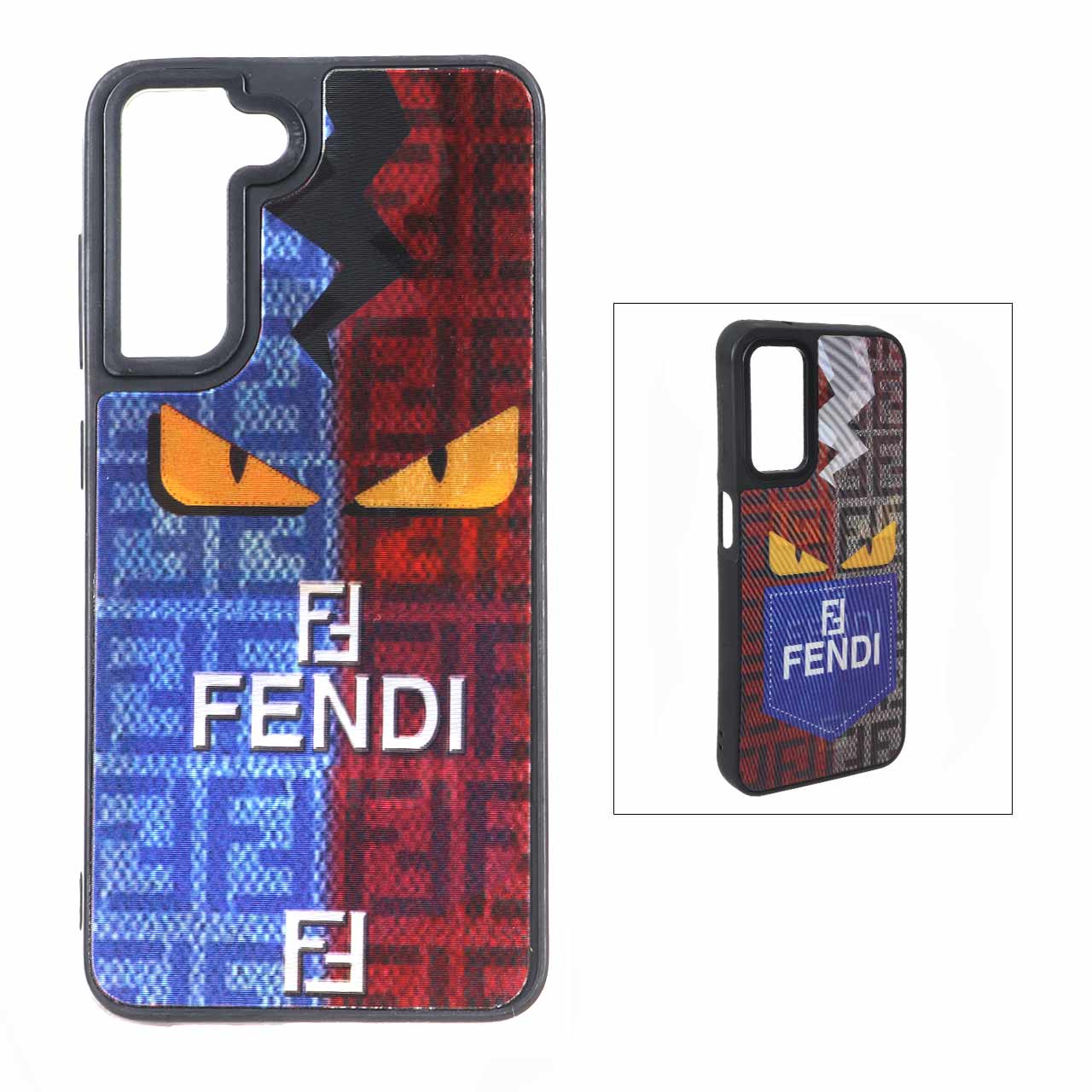 قاب طرح Fendi Monster Eyes هولوگرافیک سه بعدی مناسب برای سامسونگ گلکسی S21 FE