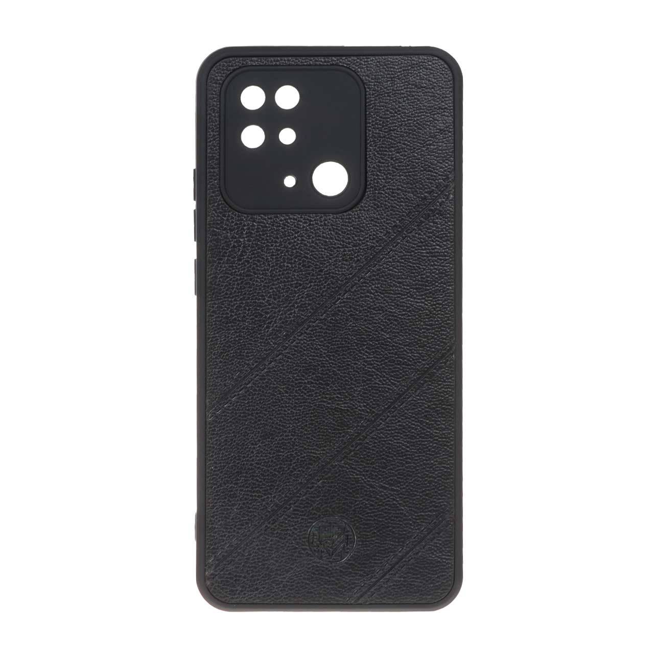قاب طرح چرم مورب مناسب برای شیائومی Redmi 10C / Redmi 10 Power / Poco C40