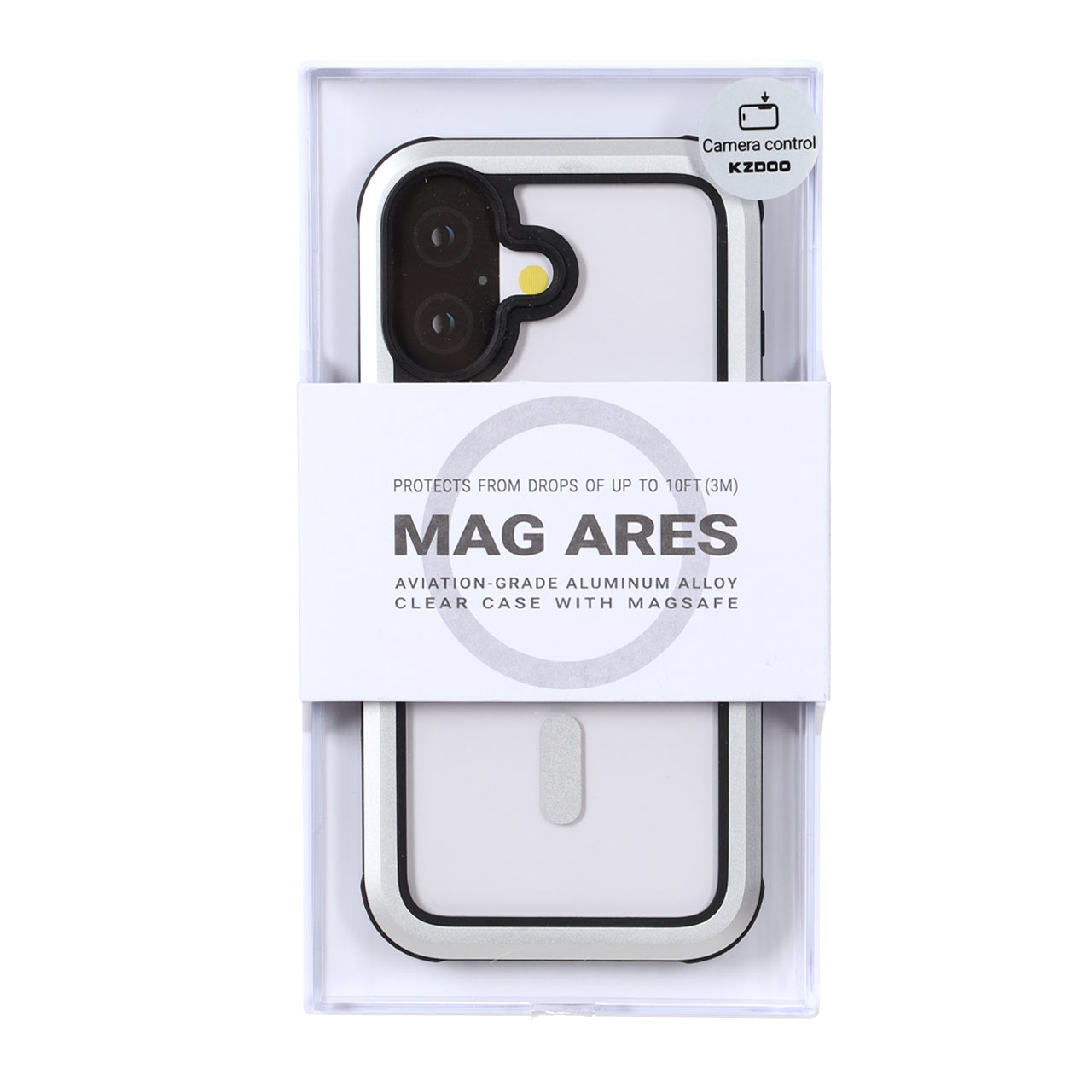 قاب Original KDoo MAG ARES مگ سیف Apple iPhone 17 نقره ای